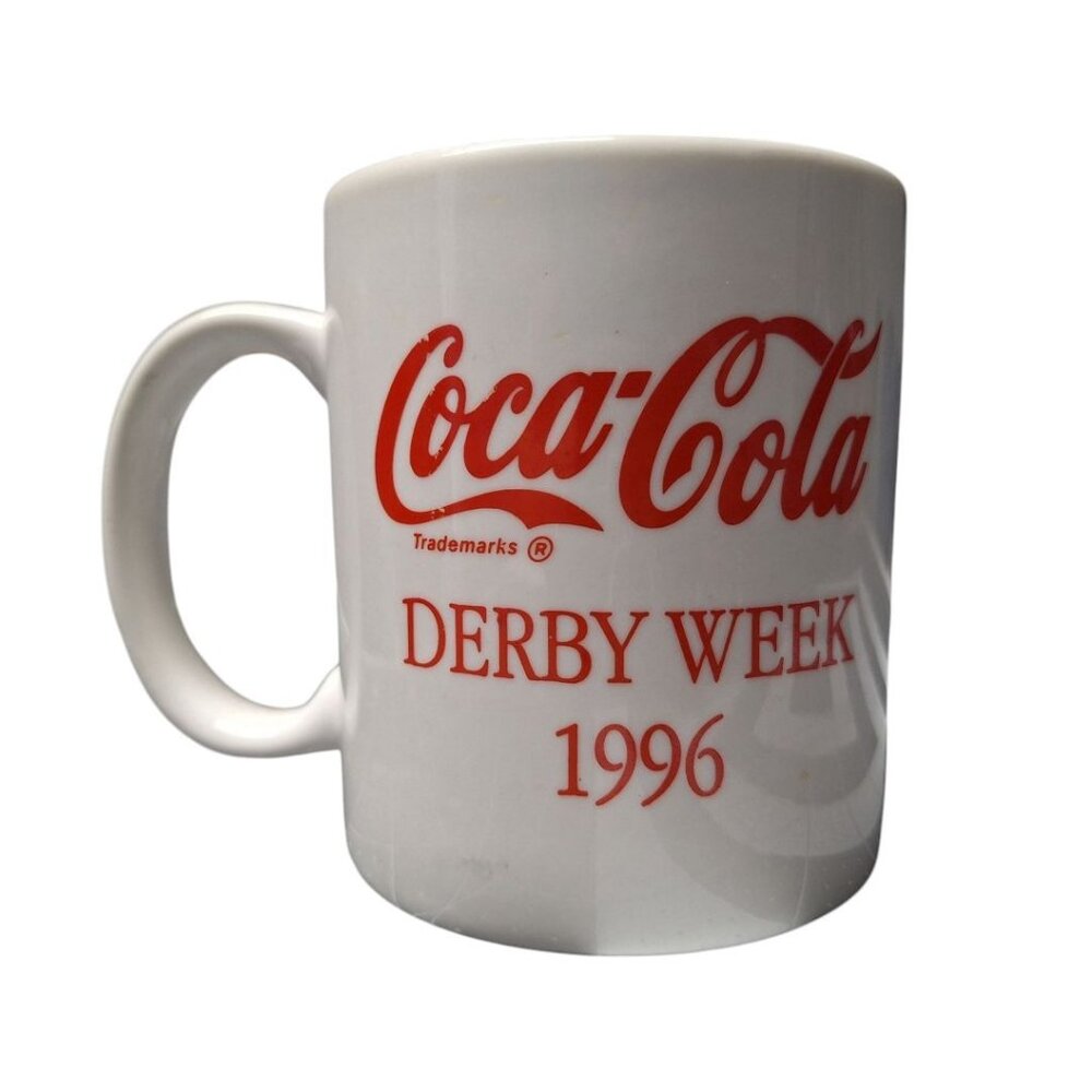 Coca-Cola Derby Week 1996 Churchill Downs Kentucky Derby 122 Mug White Ceramic
